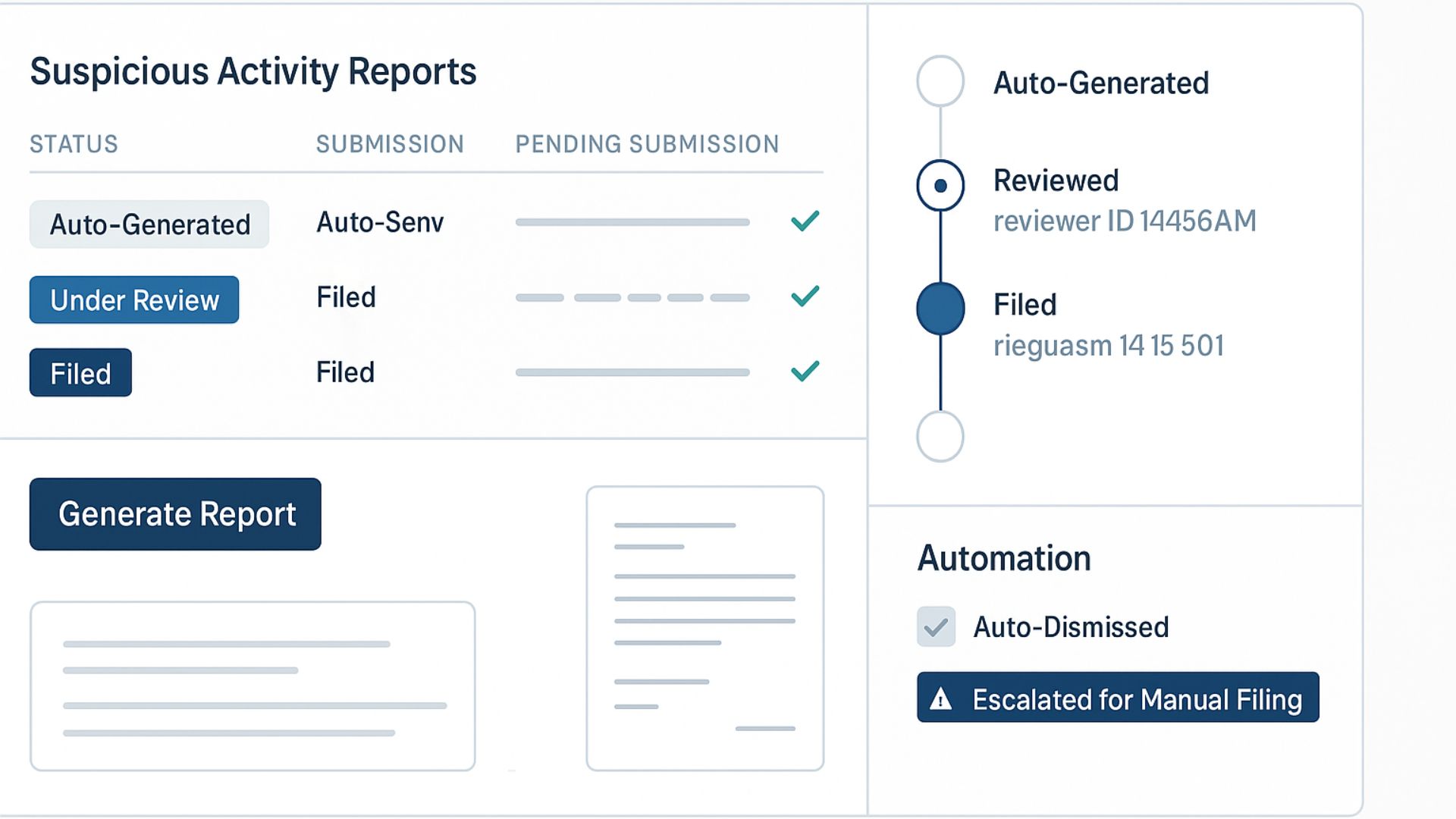 AML Reporting Workflows: Automate, Document, Defend